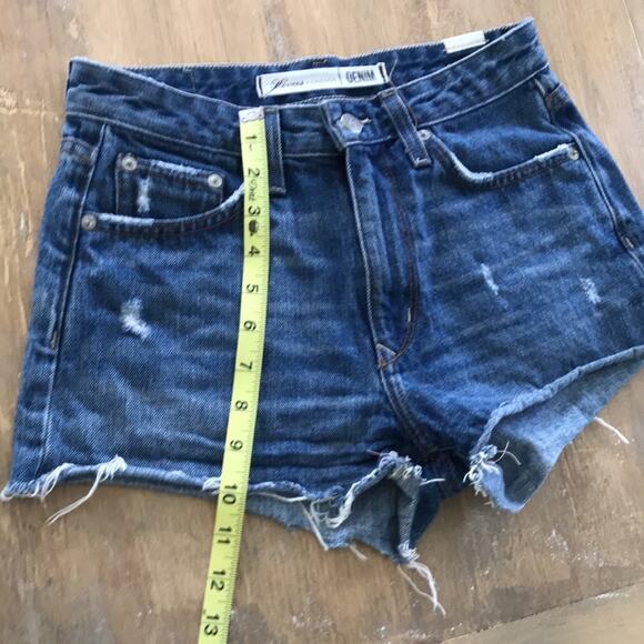 Lovers + Friends Jack High-Rise Denim cutoff shorts size 25 - Picture 7 of 10
